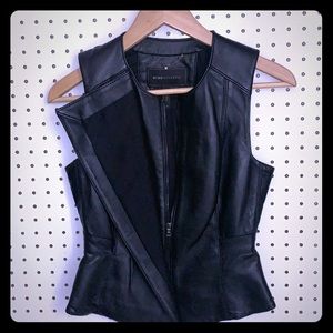 BCBGMAXAZRIA Leather Women’s Vest